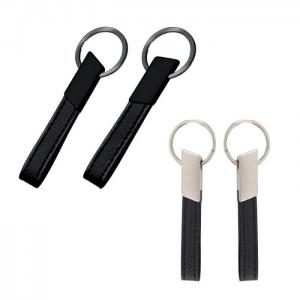 Çift Taraflı Metal Suni̇ Deri̇ Anahtarlık